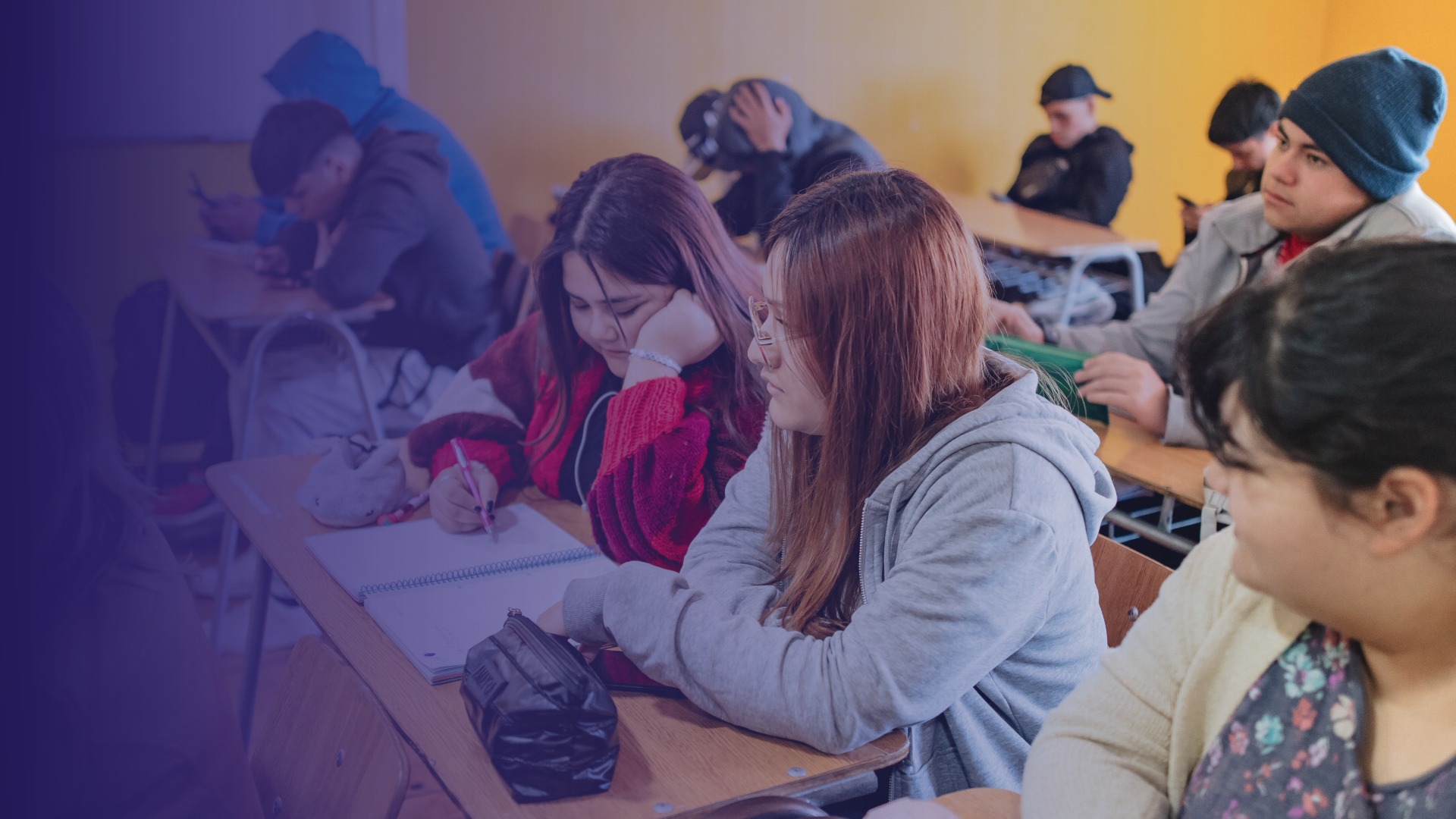 Streamline product interface showing Estudiantes